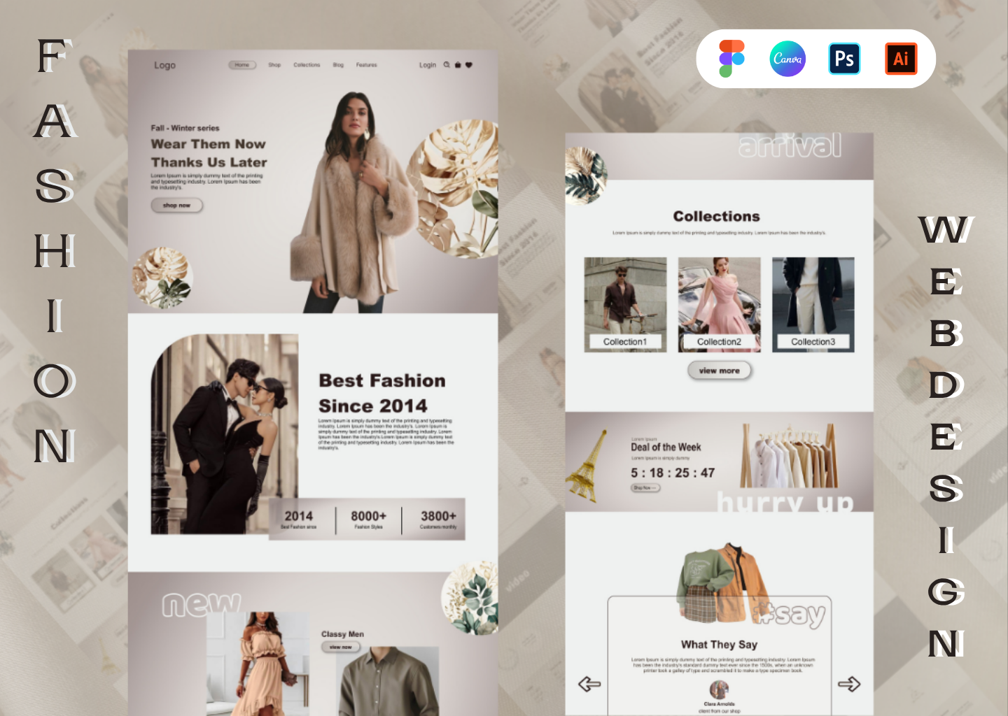 Fashion Landing-page